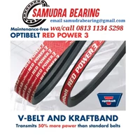 V-BELT AND KRAFTBAND OPTIBELT RED POWER 3 PT. SAMUDRA BEARING